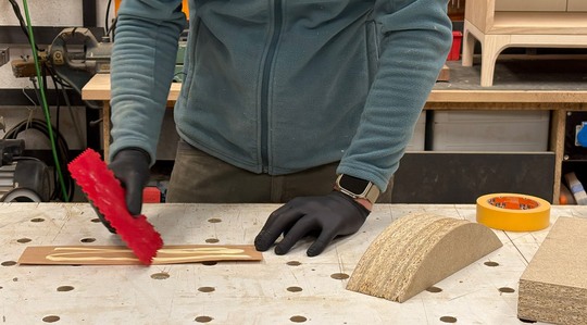 Vakuumsack - Furnier beleimen