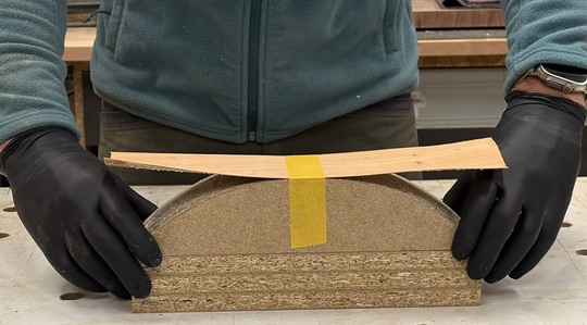 Vakuumsack - Furnier auf Werkstück fixieren