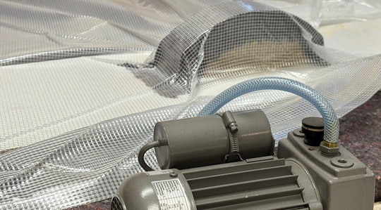 Vakuumsack - Pressvorgang